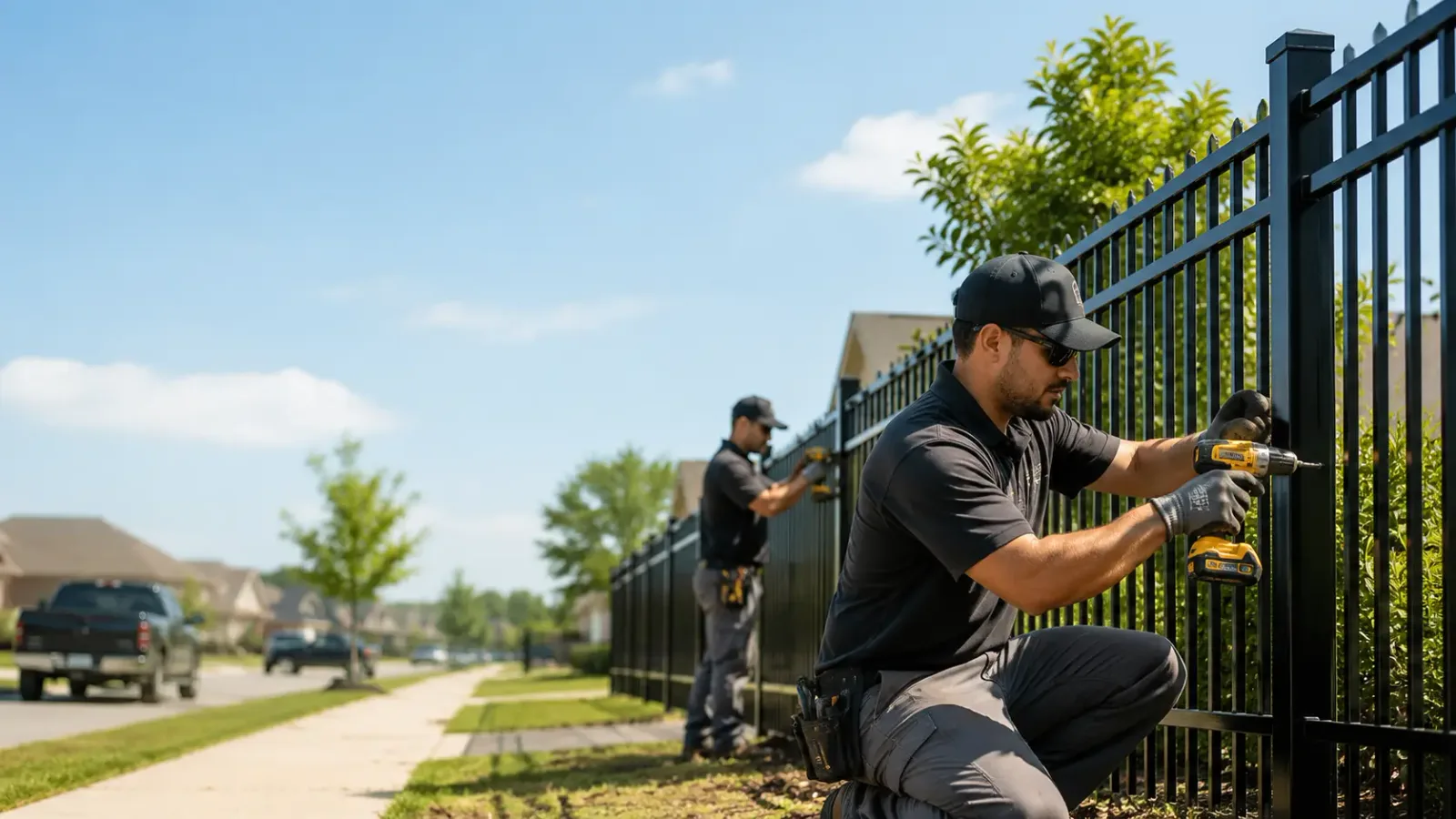 Metal Fence Installation in Refugio, TX